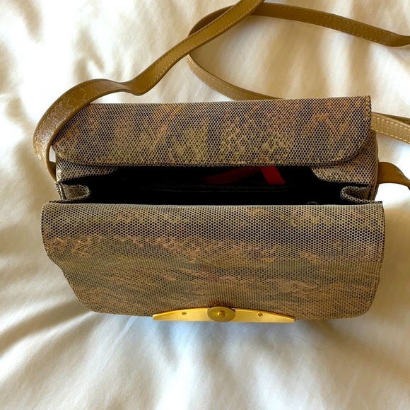 Franco Visconti evening snakeskin pattern purse - Picture 3 of 4